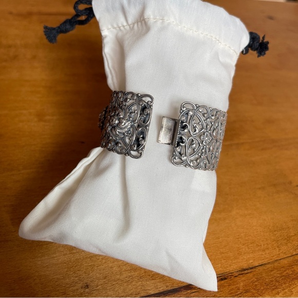 Vintage 1970s Silver metal bracelet in excellent condition - Picture 4 of 7